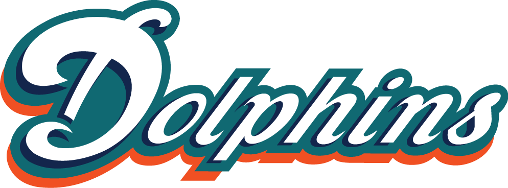Miami Dolphins 2009-2012 Wordmark Logo iron on transfers for T-shirts